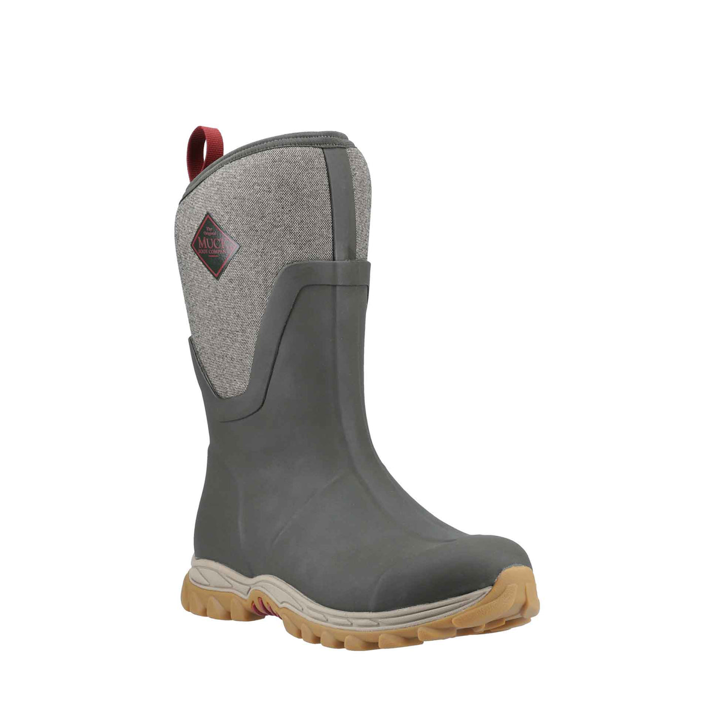 Damen Arctic Sport II Kurzstiefel Olivgruen-Fischgraetmuster