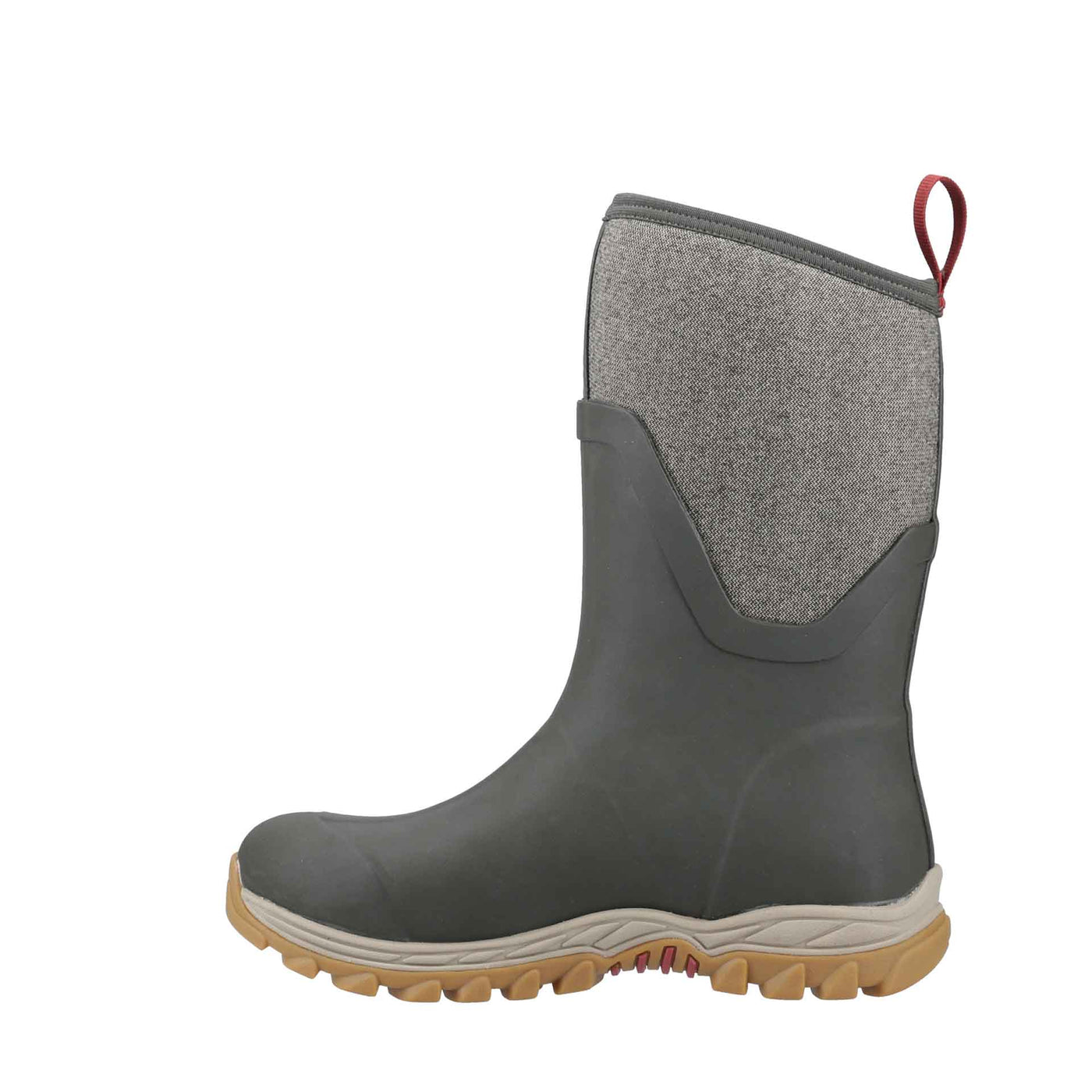 Damen Arctic Sport II Kurzstiefel Olivgruen-Fischgraetmuster