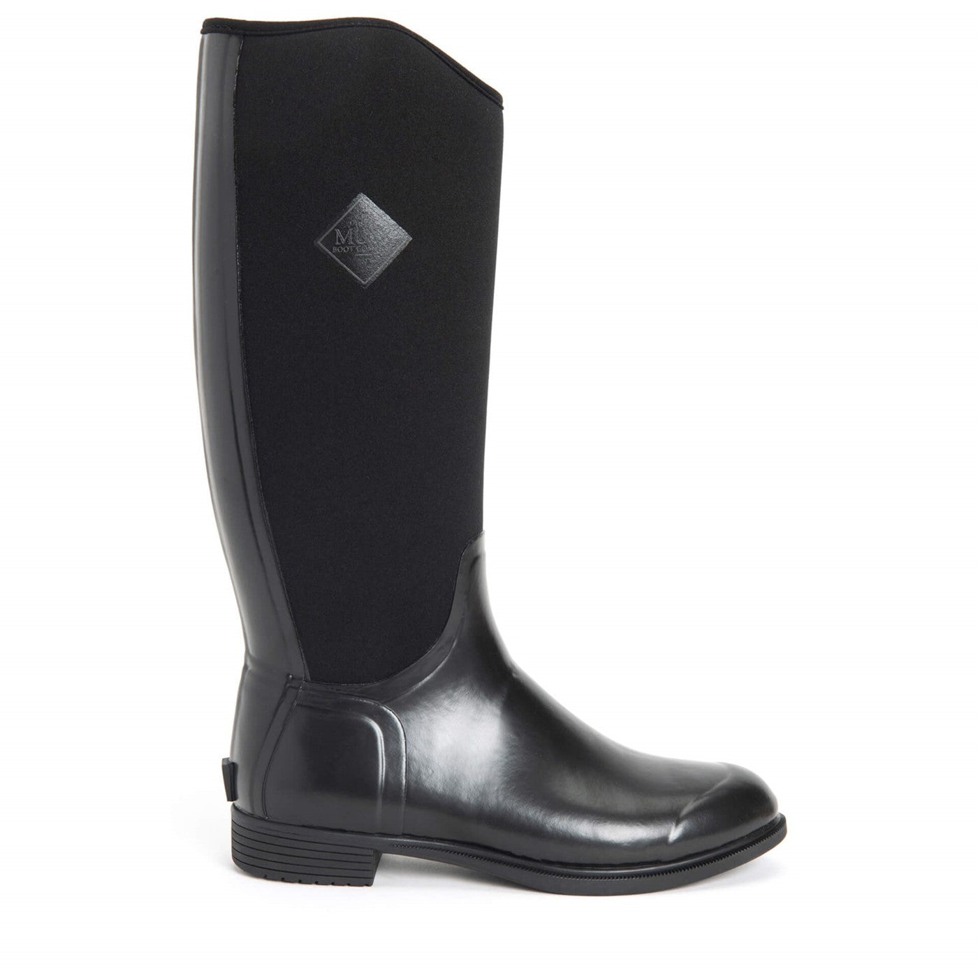 Damen Derby Tall Boots Schwarz