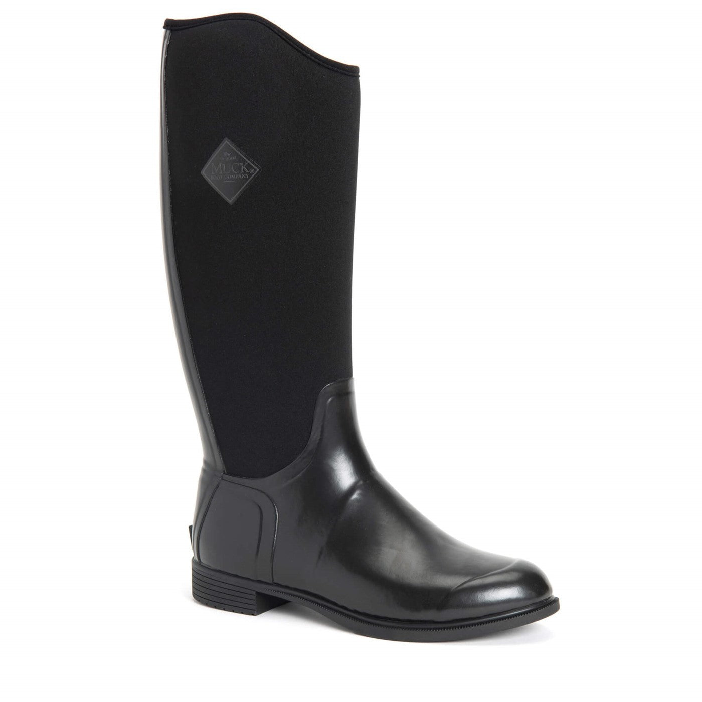 Damen Derby Tall Boots Schwarz