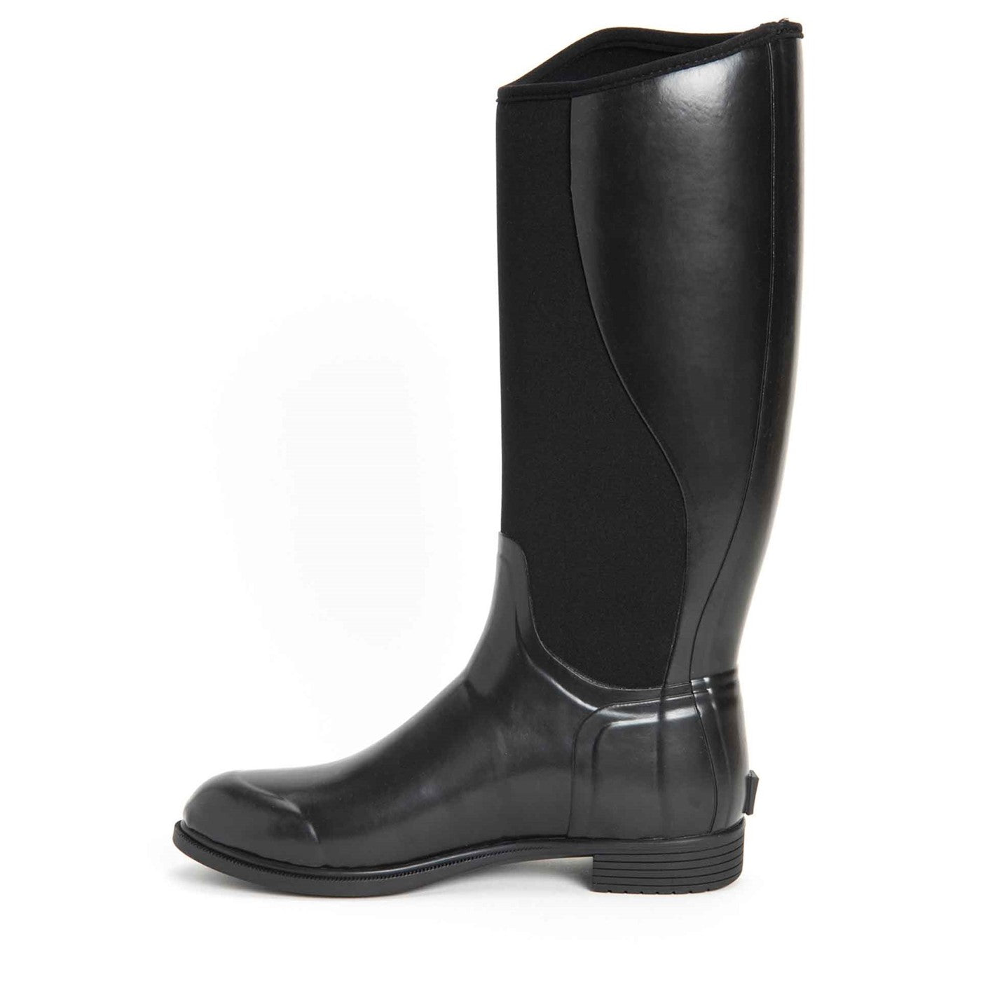 Damen Derby Tall Boots Schwarz