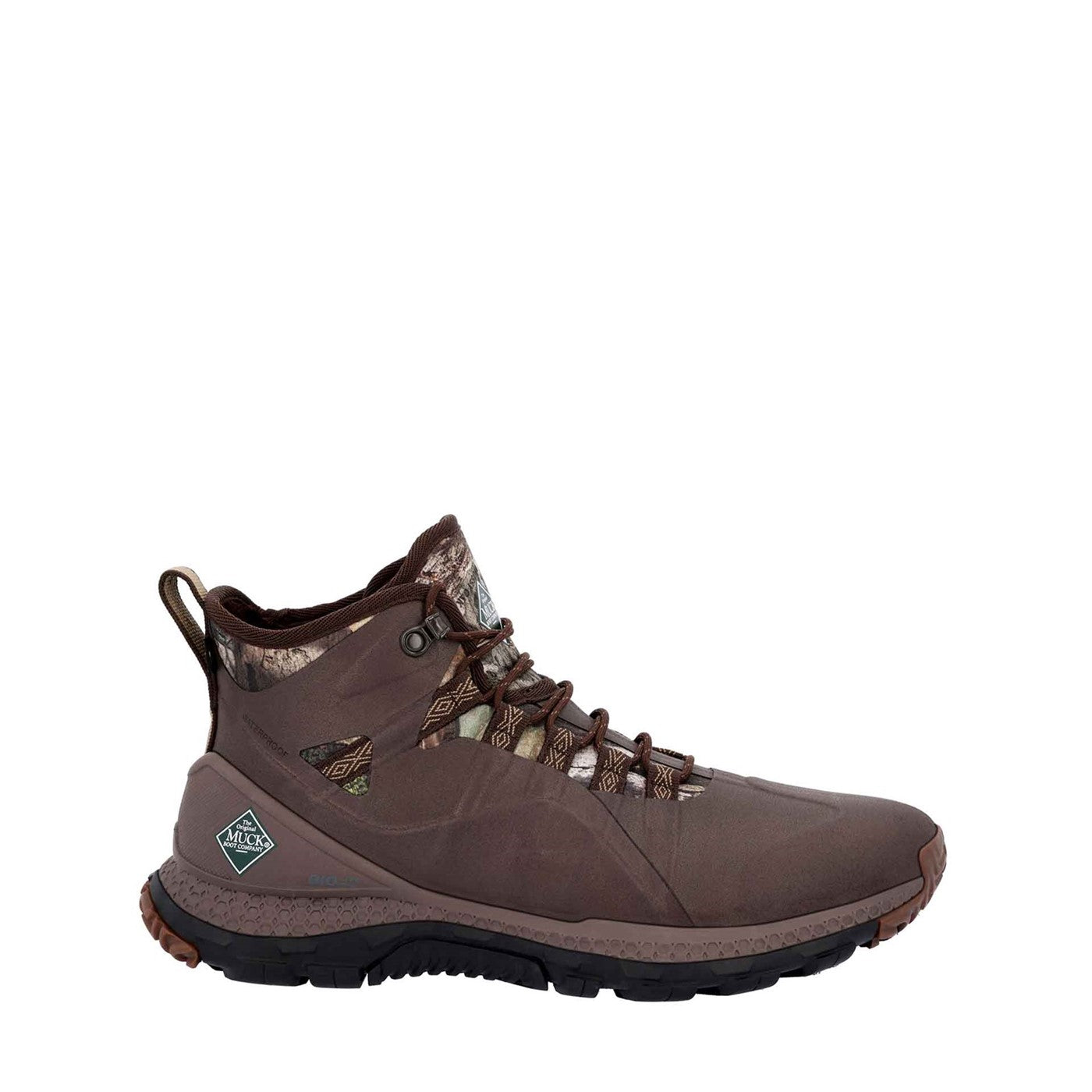 Herren Outscape Max Schnürschuhe Eichenblatt-Druck mit Moosgrün