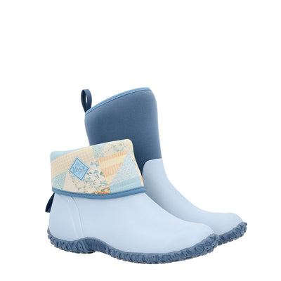 Damen RHS Muckster II Kurzstiefel Blau/Blumen-Patchworkmuster