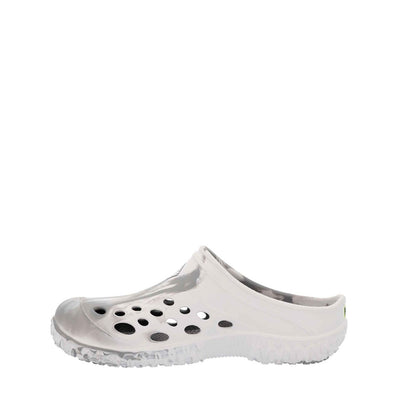 Damen Muckster Lite Clogs Grau/Wirbelmuster